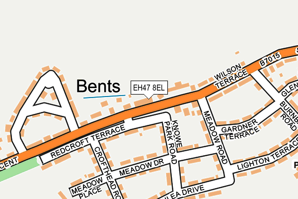 EH47 8EL map - OS OpenMap – Local (Ordnance Survey)