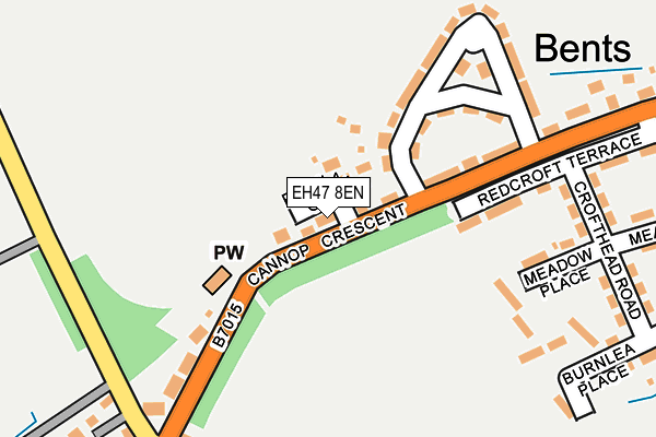 EH47 8EN map - OS OpenMap – Local (Ordnance Survey)