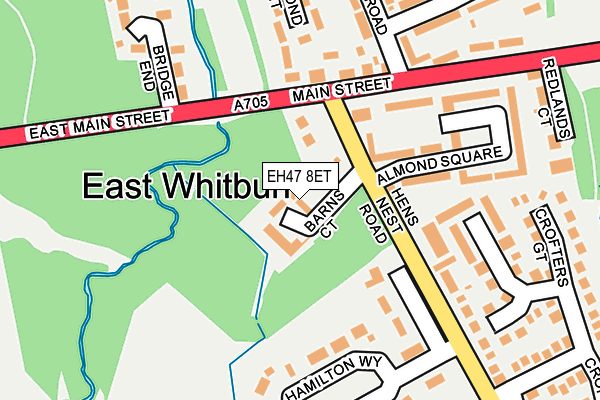 EH47 8ET map - OS OpenMap – Local (Ordnance Survey)