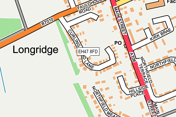 EH47 8FD map - OS OpenMap – Local (Ordnance Survey)