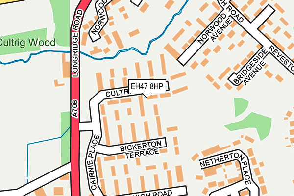 EH47 8HP map - OS OpenMap – Local (Ordnance Survey)