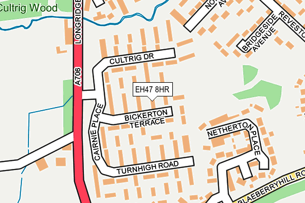 EH47 8HR map - OS OpenMap – Local (Ordnance Survey)