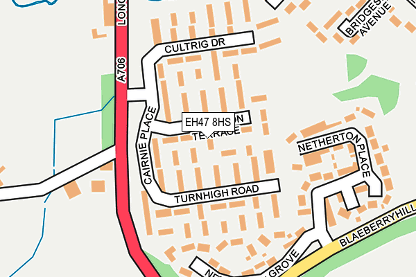 EH47 8HS map - OS OpenMap – Local (Ordnance Survey)