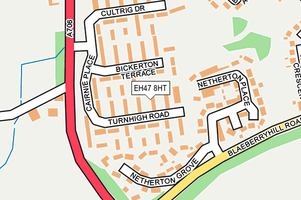 EH47 8HT map - OS OpenMap – Local (Ordnance Survey)