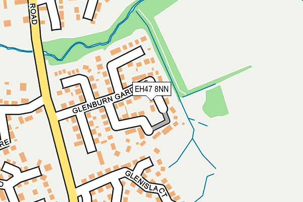 EH47 8NN map - OS OpenMap – Local (Ordnance Survey)