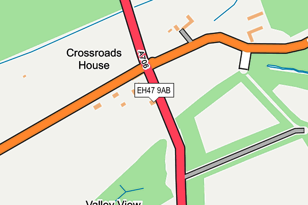 EH47 9AB map - OS OpenMap – Local (Ordnance Survey)