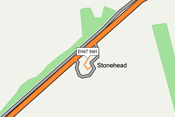 EH47 9AH map - OS OpenMap – Local (Ordnance Survey)