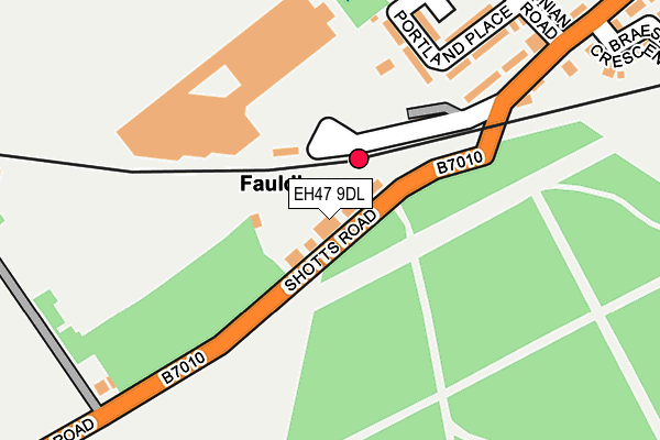 EH47 9DL map - OS OpenMap – Local (Ordnance Survey)