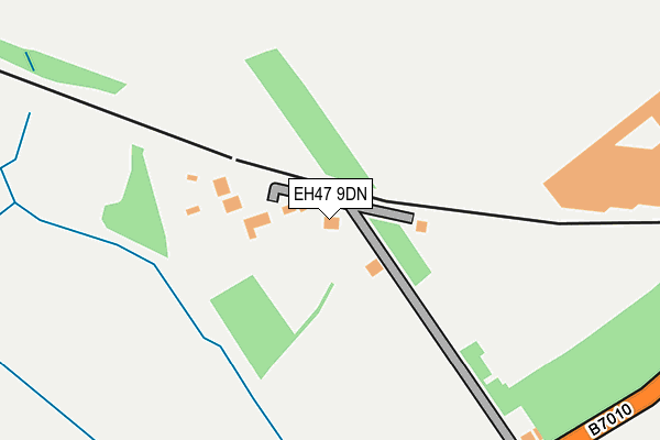 EH47 9DN map - OS OpenMap – Local (Ordnance Survey)