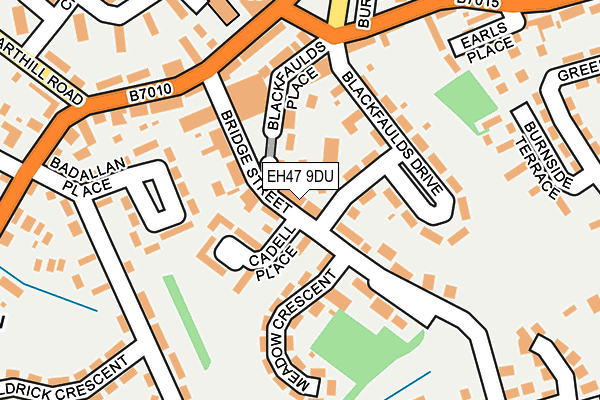 EH47 9DU map - OS OpenMap – Local (Ordnance Survey)