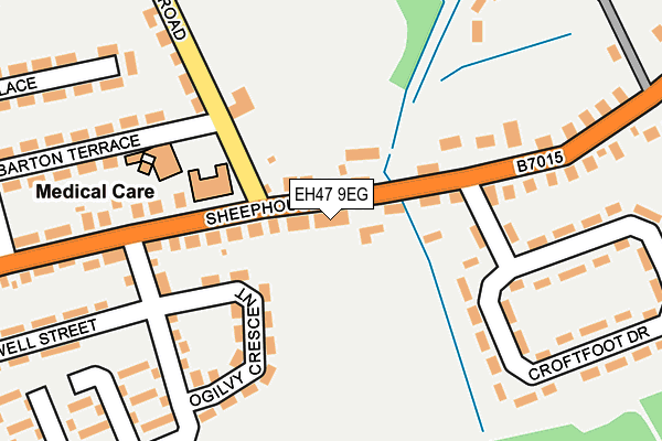 EH47 9EG map - OS OpenMap – Local (Ordnance Survey)