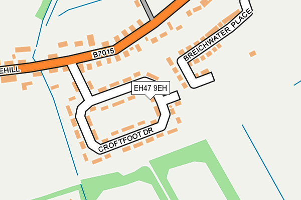 EH47 9EH map - OS OpenMap – Local (Ordnance Survey)