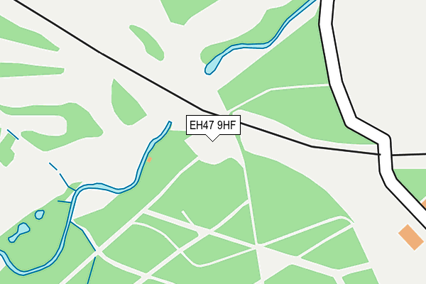 EH47 9HF map - OS OpenMap – Local (Ordnance Survey)