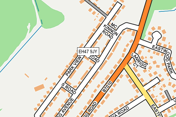 EH47 9JY map - OS OpenMap – Local (Ordnance Survey)
