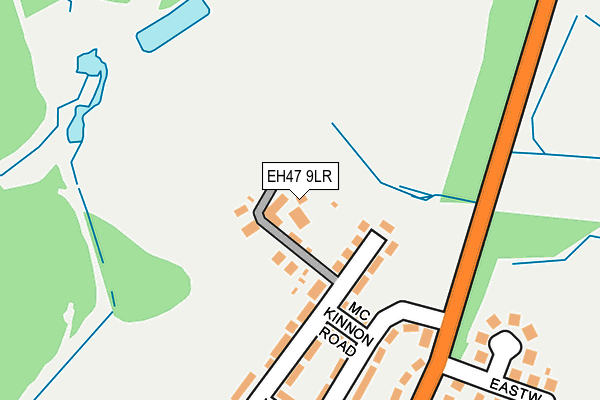EH47 9LR map - OS OpenMap – Local (Ordnance Survey)
