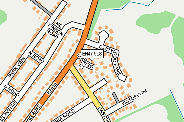 EH47 9LS map - OS OpenMap – Local (Ordnance Survey)