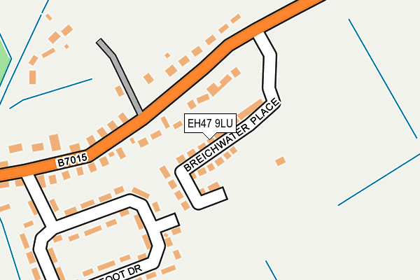 EH47 9LU map - OS OpenMap – Local (Ordnance Survey)