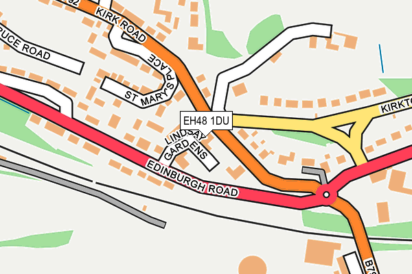 EH48 1DU map - OS OpenMap – Local (Ordnance Survey)