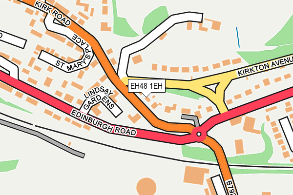 EH48 1EH map - OS OpenMap – Local (Ordnance Survey)
