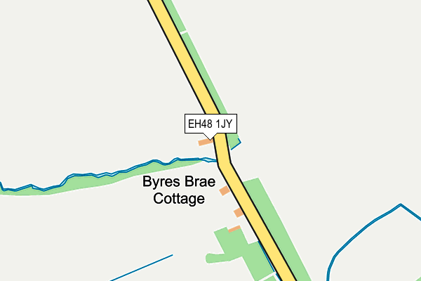 EH48 1JY map - OS OpenMap – Local (Ordnance Survey)