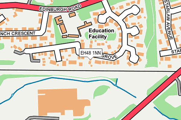 EH48 1NN map - OS OpenMap – Local (Ordnance Survey)