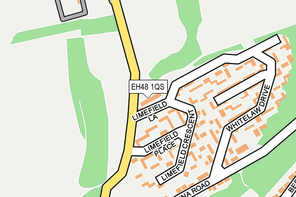 EH48 1QS map - OS OpenMap – Local (Ordnance Survey)