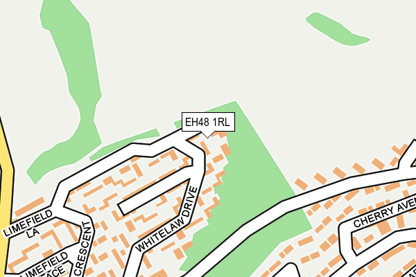 EH48 1RL map - OS OpenMap – Local (Ordnance Survey)