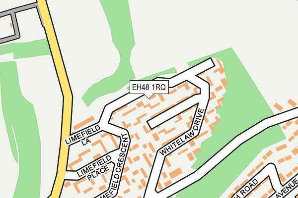 EH48 1RQ map - OS OpenMap – Local (Ordnance Survey)
