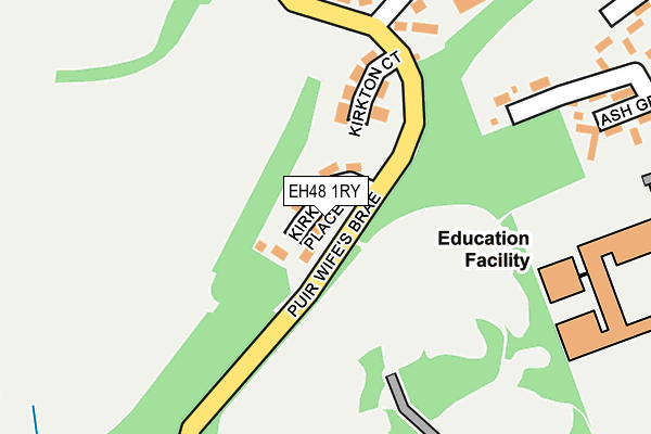 EH48 1RY map - OS OpenMap – Local (Ordnance Survey)