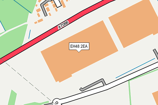 EH48 2EA map - OS OpenMap – Local (Ordnance Survey)