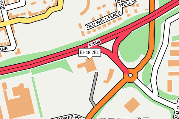 EH48 2EL map - OS OpenMap – Local (Ordnance Survey)