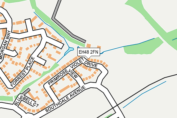 EH48 2FN map - OS OpenMap – Local (Ordnance Survey)