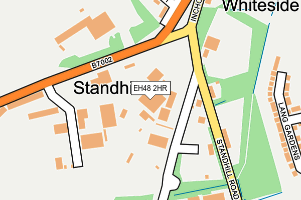 EH48 2HR map - OS OpenMap – Local (Ordnance Survey)
