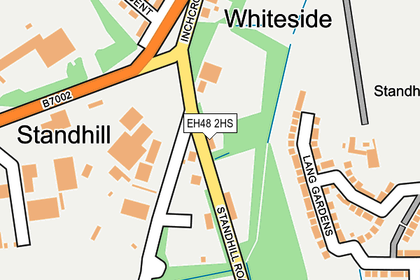 EH48 2HS map - OS OpenMap – Local (Ordnance Survey)