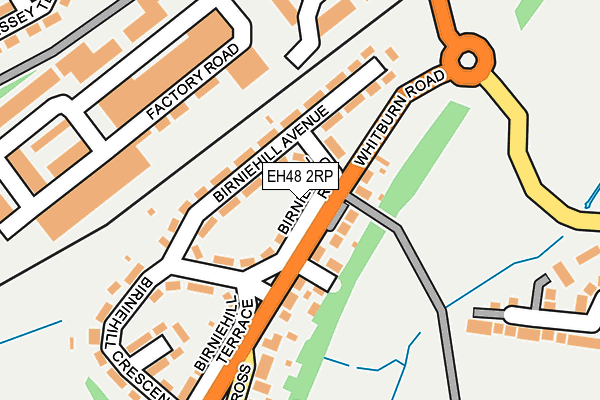 EH48 2RP map - OS OpenMap – Local (Ordnance Survey)