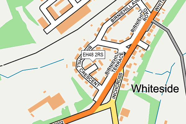 EH48 2RS map - OS OpenMap – Local (Ordnance Survey)