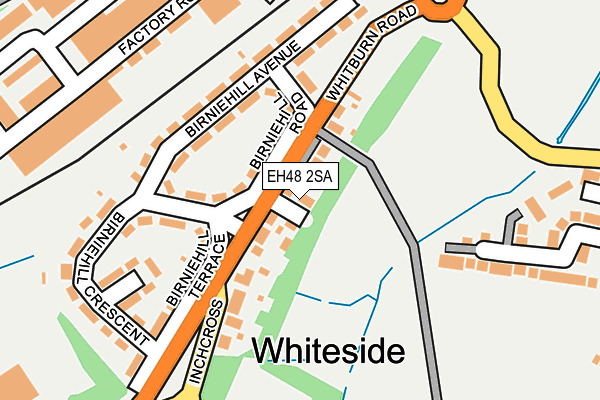 EH48 2SA map - OS OpenMap – Local (Ordnance Survey)