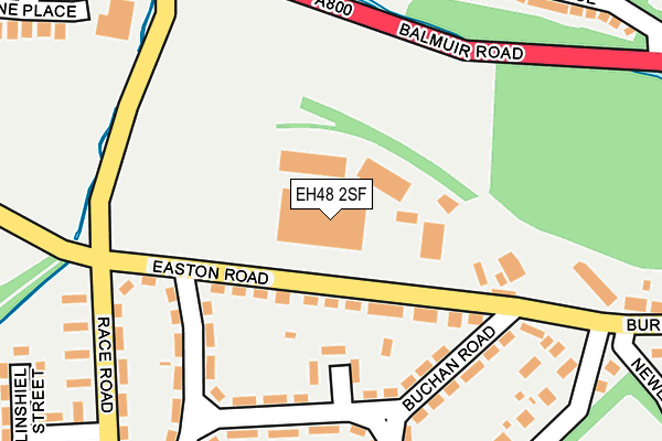 EH48 2SF map - OS OpenMap – Local (Ordnance Survey)