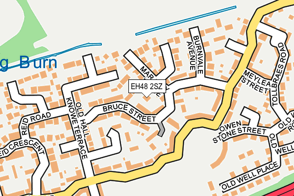 EH48 2SZ map - OS OpenMap – Local (Ordnance Survey)