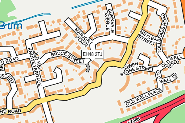 EH48 2TJ map - OS OpenMap – Local (Ordnance Survey)