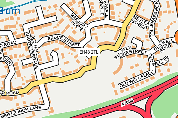 EH48 2TL map - OS OpenMap – Local (Ordnance Survey)