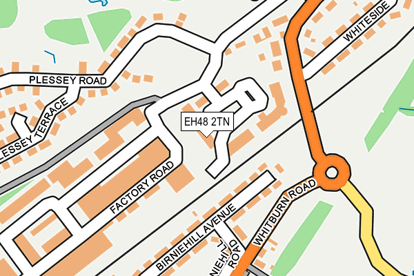 EH48 2TN map - OS OpenMap – Local (Ordnance Survey)