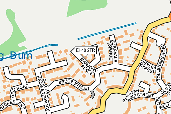 EH48 2TR map - OS OpenMap – Local (Ordnance Survey)