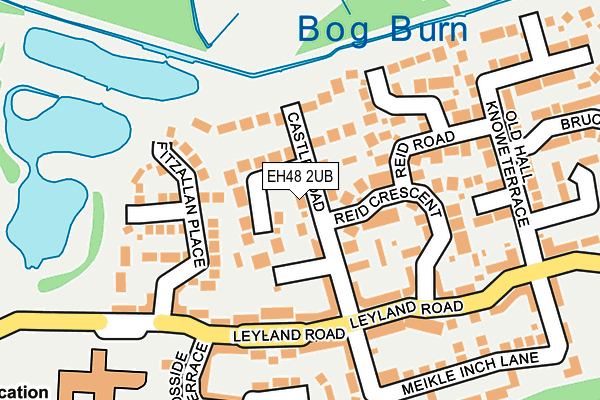 EH48 2UB map - OS OpenMap – Local (Ordnance Survey)