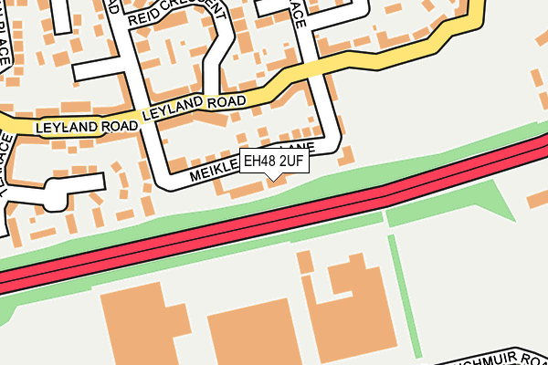 EH48 2UF map - OS OpenMap – Local (Ordnance Survey)
