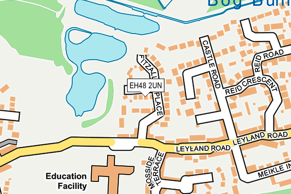 EH48 2UN map - OS OpenMap – Local (Ordnance Survey)