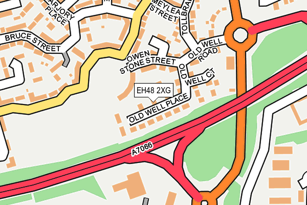EH48 2XG map - OS OpenMap – Local (Ordnance Survey)
