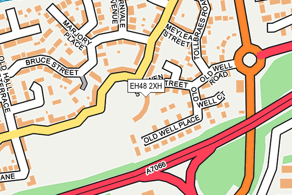 EH48 2XH map - OS OpenMap – Local (Ordnance Survey)