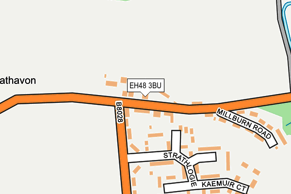 EH48 3BU map - OS OpenMap – Local (Ordnance Survey)