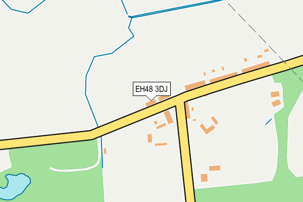 EH48 3DJ map - OS OpenMap – Local (Ordnance Survey)